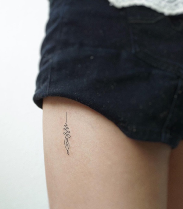 30+ Beautiful Unalome Tattoo Designs 2023 | I Fashion Styles