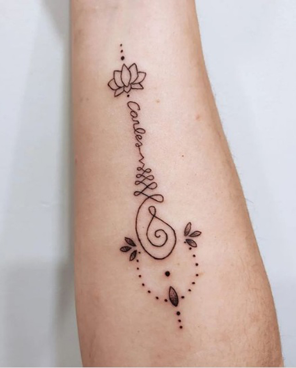 30+ Beautiful Unalome Tattoo Designs 2023 | I Fashion Styles