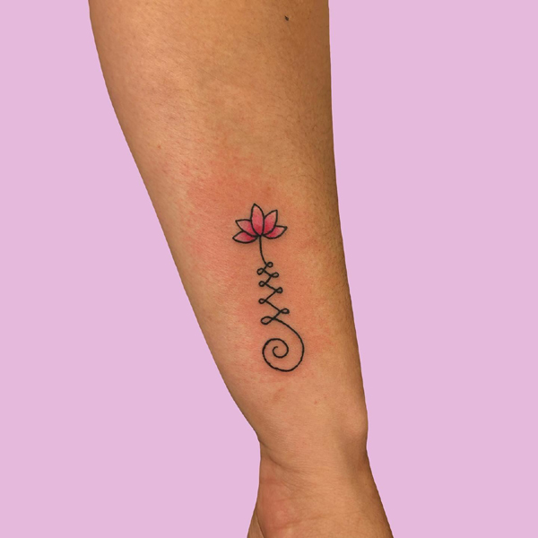 30+ Beautiful Unalome Tattoo Designs 2023 | I Fashion Styles