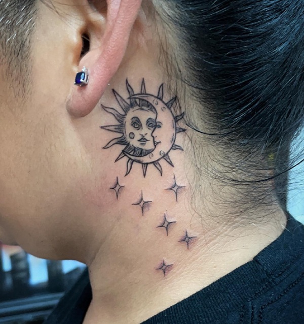 25 Gorgeous Sun and Moon Tattoo Designs Suitable for Anyone
