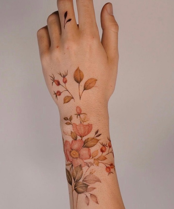 20 Impressive Botanical Tattoo Designs to Get Inspire