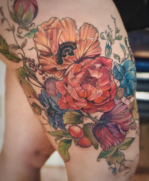20 Impressive Botanical Tattoo Designs to Get Inspire