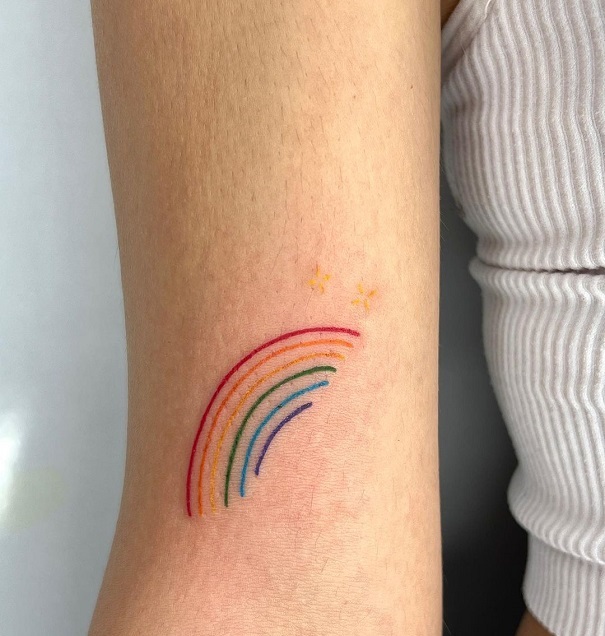 20 Beautiful Rainbow Tattoo Designs and Ideas 2023