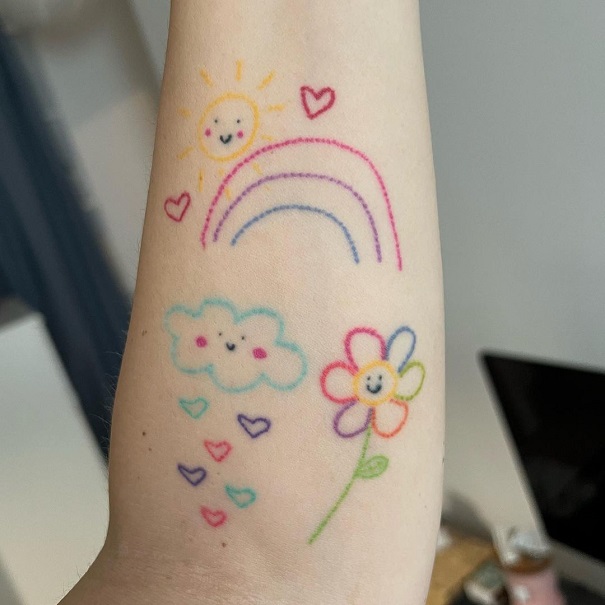 20 Beautiful Rainbow Tattoo Designs and Ideas 2023