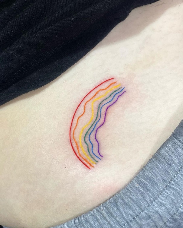 20 Beautiful Rainbow Tattoo Designs and Ideas 2023