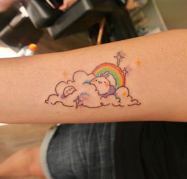 20 Beautiful Rainbow Tattoo Designs and Ideas 2023