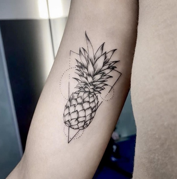 20 Fantastic Pineapple Tattoo Designs With Meanings
