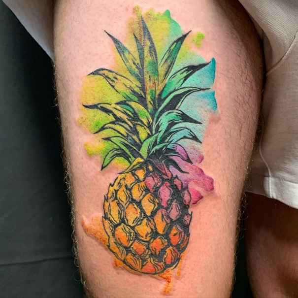 20 Fantastic Pineapple Tattoo Designs With Meanings