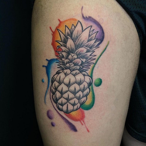 20 Fantastic Pineapple Tattoo Designs With Meanings