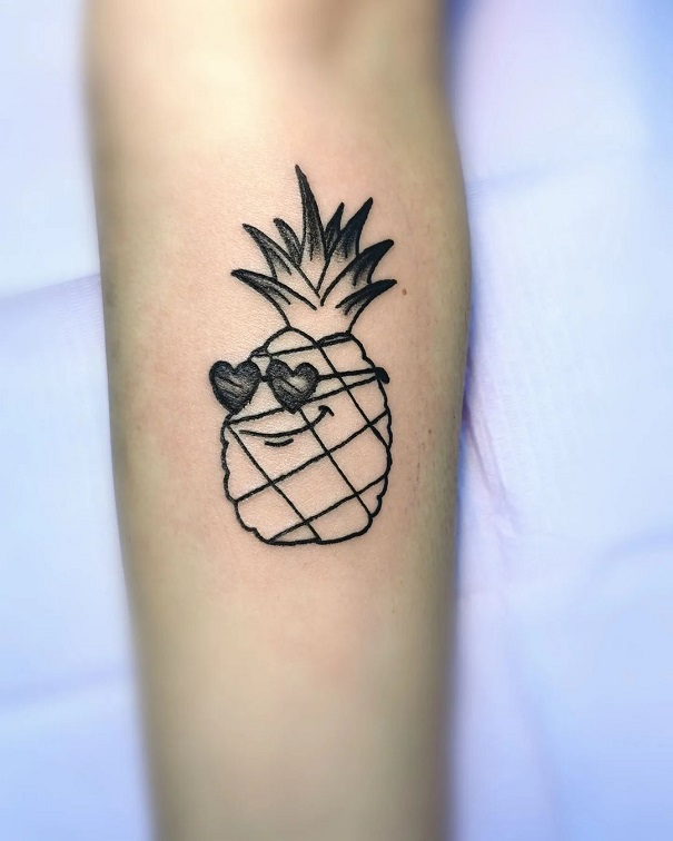 20 Fantastic Pineapple Tattoo Designs With Meanings