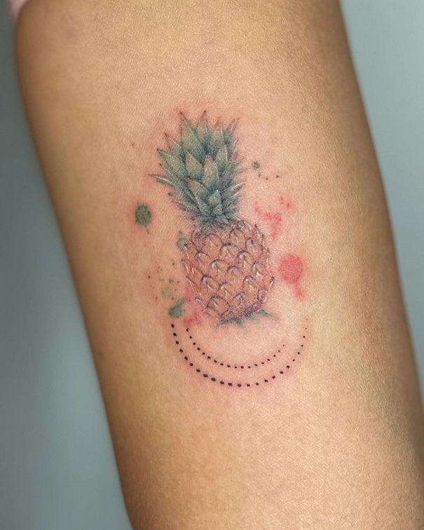 20 Fantastic Pineapple Tattoo Designs With Meanings