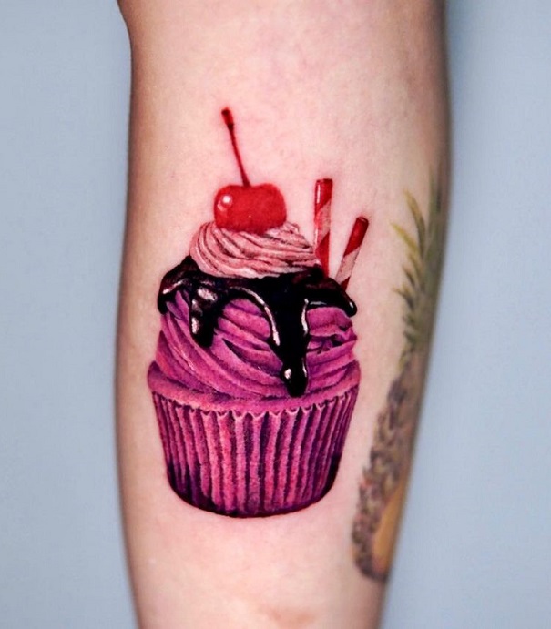 20 Fabulous Cupcake Tattoo Designs In 2023