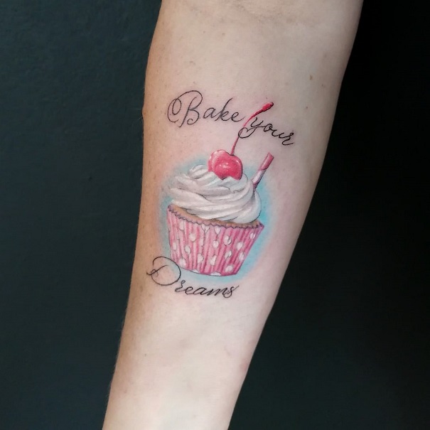 20 Fabulous Cupcake Tattoo Designs In 2023