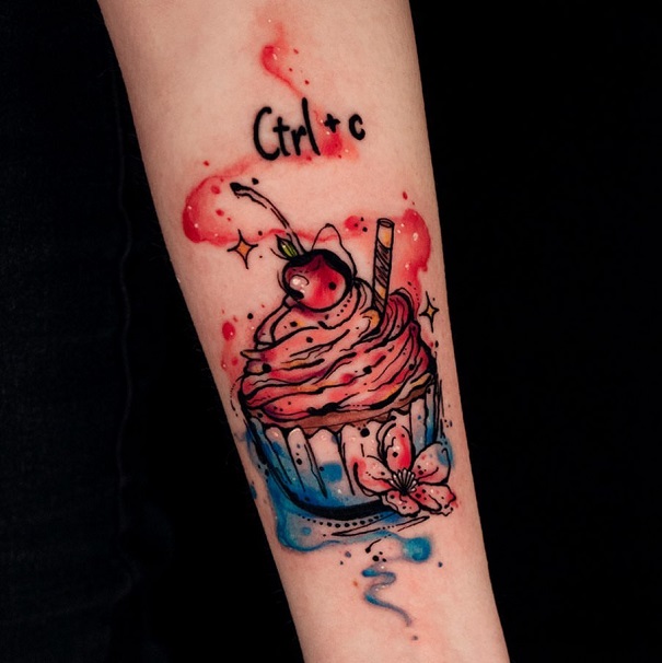 20 Fabulous Cupcake Tattoo Designs In 2023