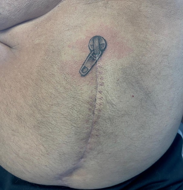 15 Innovative Zipper Tattoo Designs Suitable for Anyone