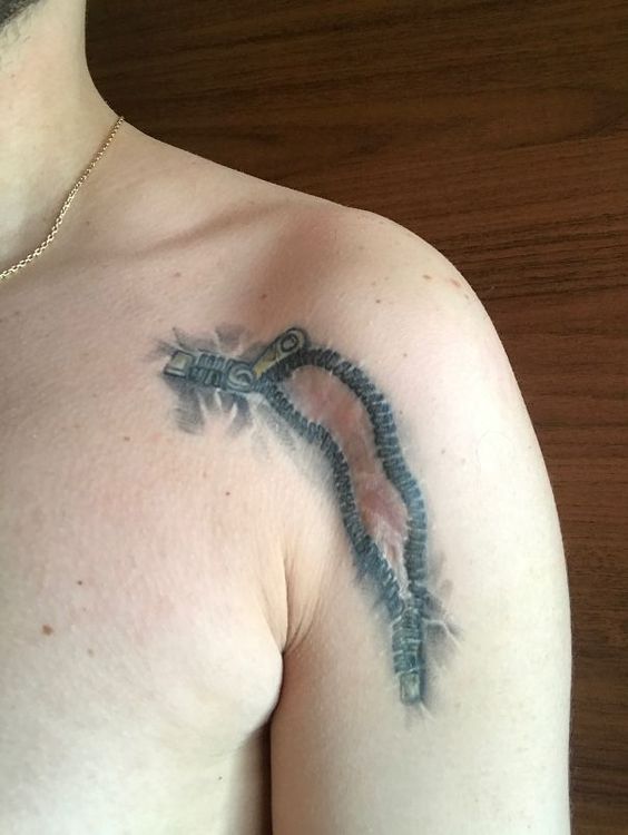 15 Innovative Zipper Tattoo Designs Suitable for Anyone