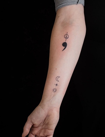 15 Meaningful Semicolon Tattoo Designs In 2023
