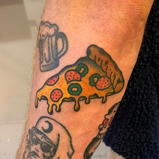 20 Delicious Pizza Tattoo Designs You Will Love
