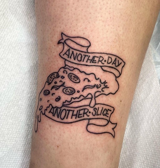 20 Delicious Pizza Tattoo Designs You Will Love