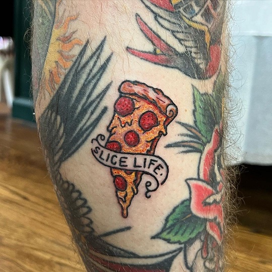 20 Delicious Pizza Tattoo Designs You Will Love