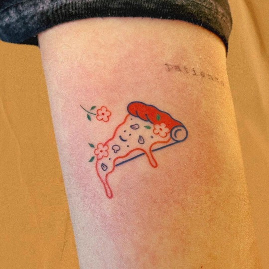 20 Delicious Pizza Tattoo Designs You Will Love
