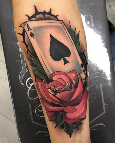 15+ Striking Ace Tattoo Designs to Elevate Your Style