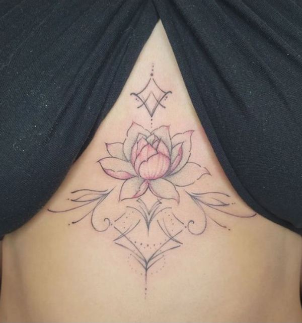 15+ Attractive Sternum Tattoo Designs and Ideas 2023