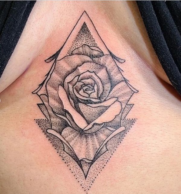 15+ Attractive Sternum Tattoo Designs and Ideas 2023