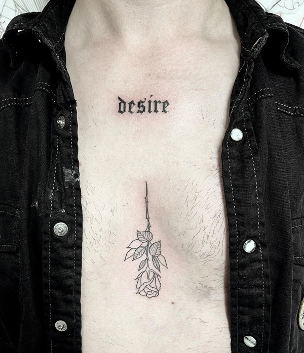 15+ Attractive Sternum Tattoo Designs and Ideas 2023