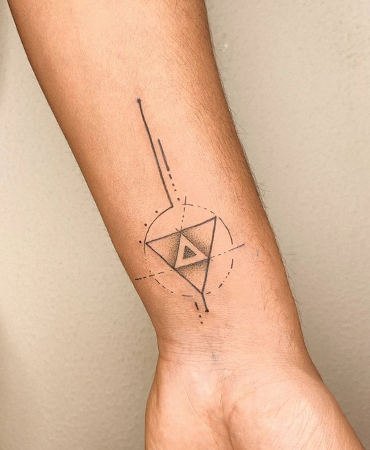20 Super Inspiring Triangle Tattoo Designs In 2023