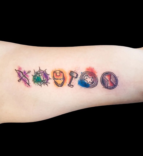20 Epic Avengers Tattoo Designs for Marvel Fans