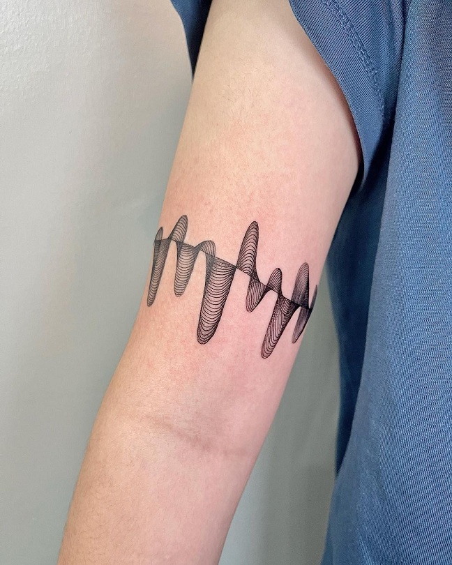 15+ Inspiring Soundwave Tattoos and Their Stories 2023