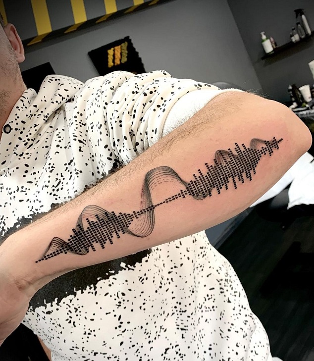 15+ Inspiring Soundwave Tattoos and Their Stories 2023