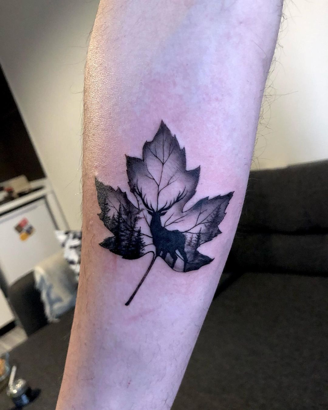 10 Beautiful Forest Tattoos That Capture Nature&#039;s Magic