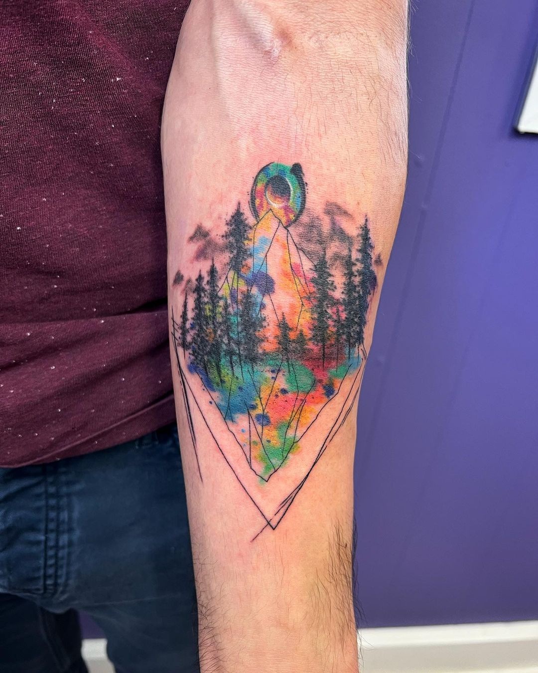 10 Beautiful Forest Tattoos That Capture Nature&#039;s Magic