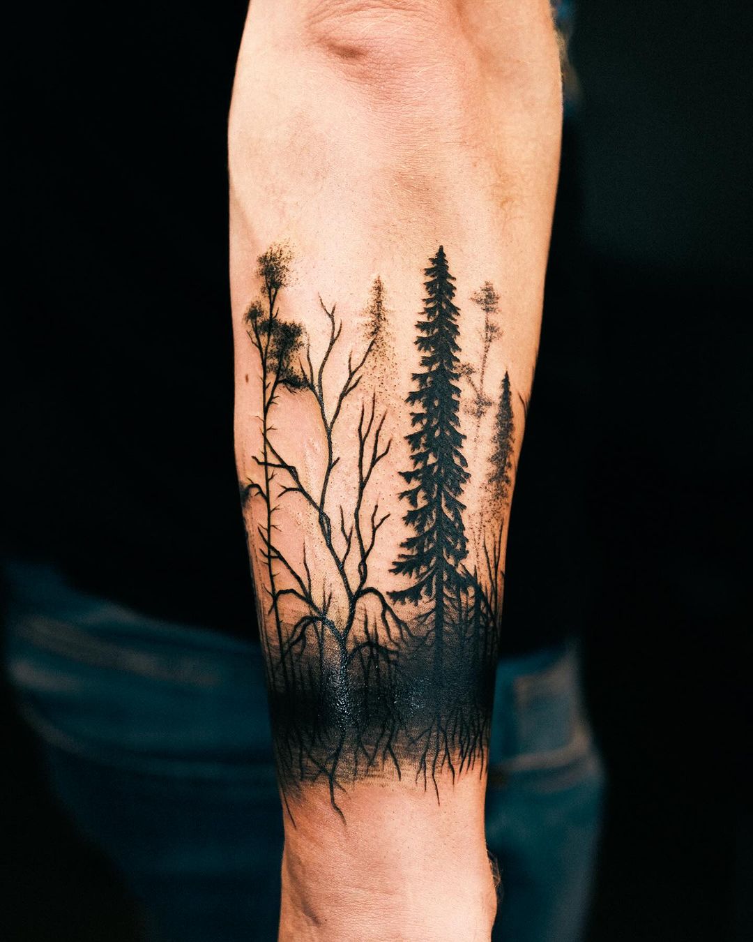 10 Beautiful Forest Tattoos That Capture Nature&#039;s Magic