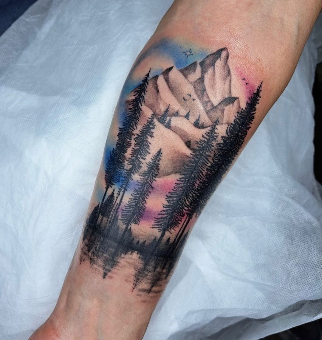 10 Beautiful Forest Tattoos That Capture Nature&#039;s Magic