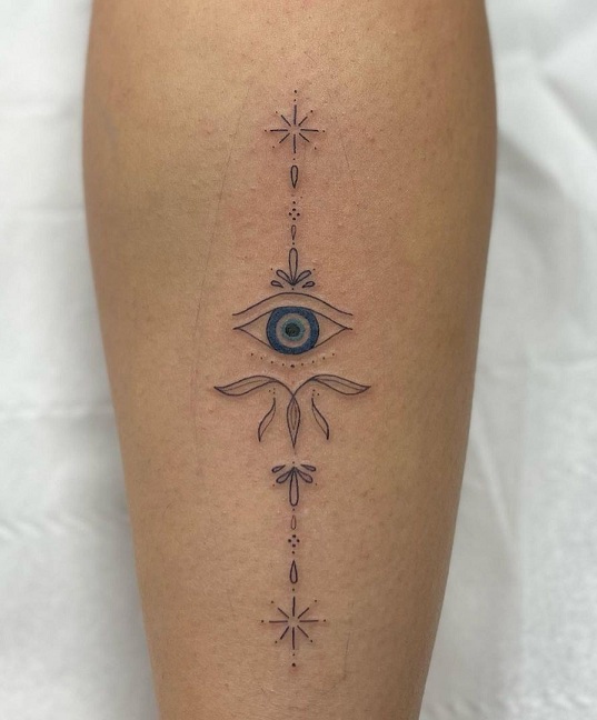 18 Unique Evil Eye Tattoo Designs for Charm and Positivity