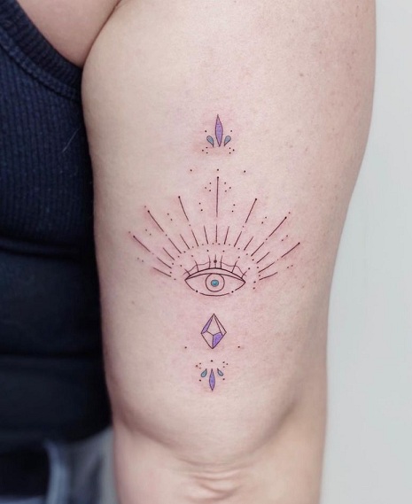 18 Unique Evil Eye Tattoo Designs for Charm and Positivity