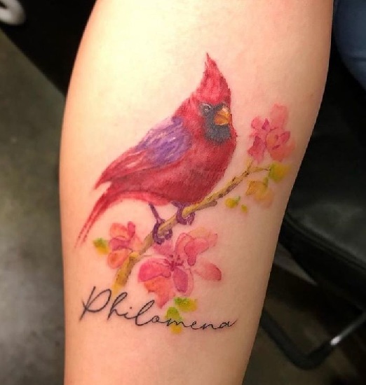 15+ Cardinal Tattoo Designs to Symbolize Love and Hope