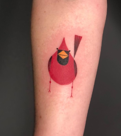 15+ Cardinal Tattoo Designs to Symbolize Love and Hope