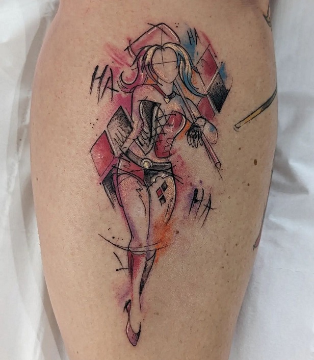 15+ Best Harley Quinn Tattoo Designs for DC Devotees