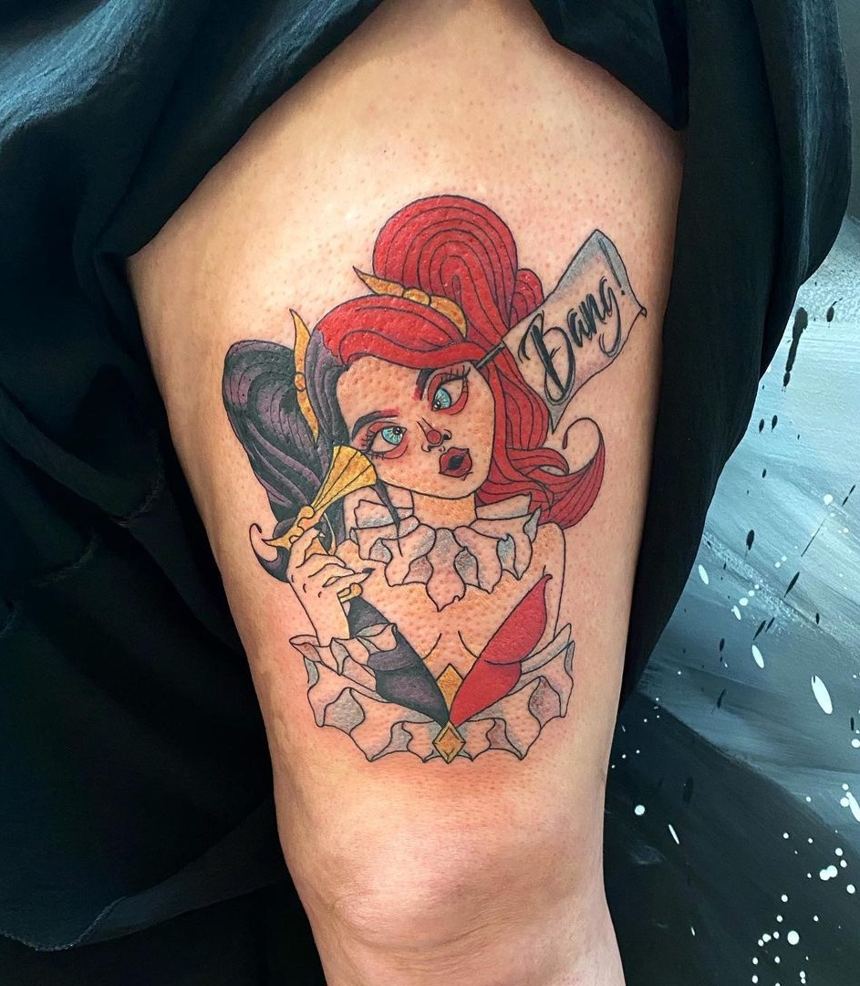 15+ Best Harley Quinn Tattoo Designs for DC Devotees