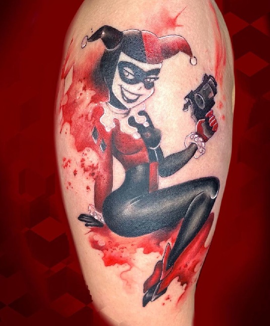15+ Best Harley Quinn Tattoo Designs for DC Devotees