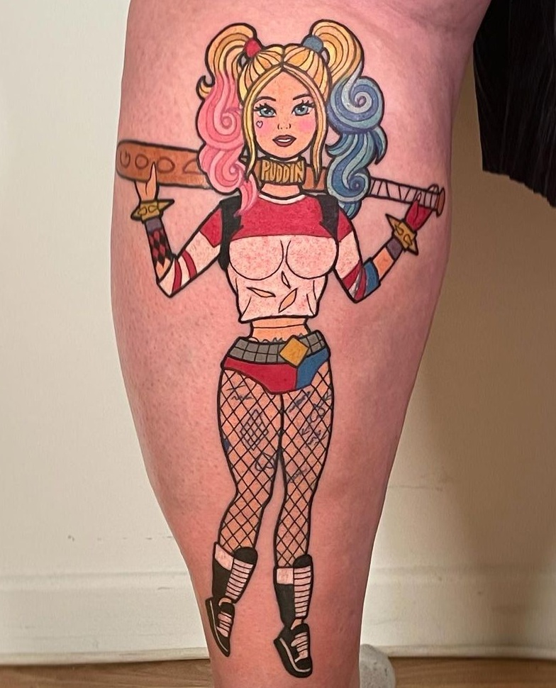 15+ Best Harley Quinn Tattoo Designs for DC Devotees