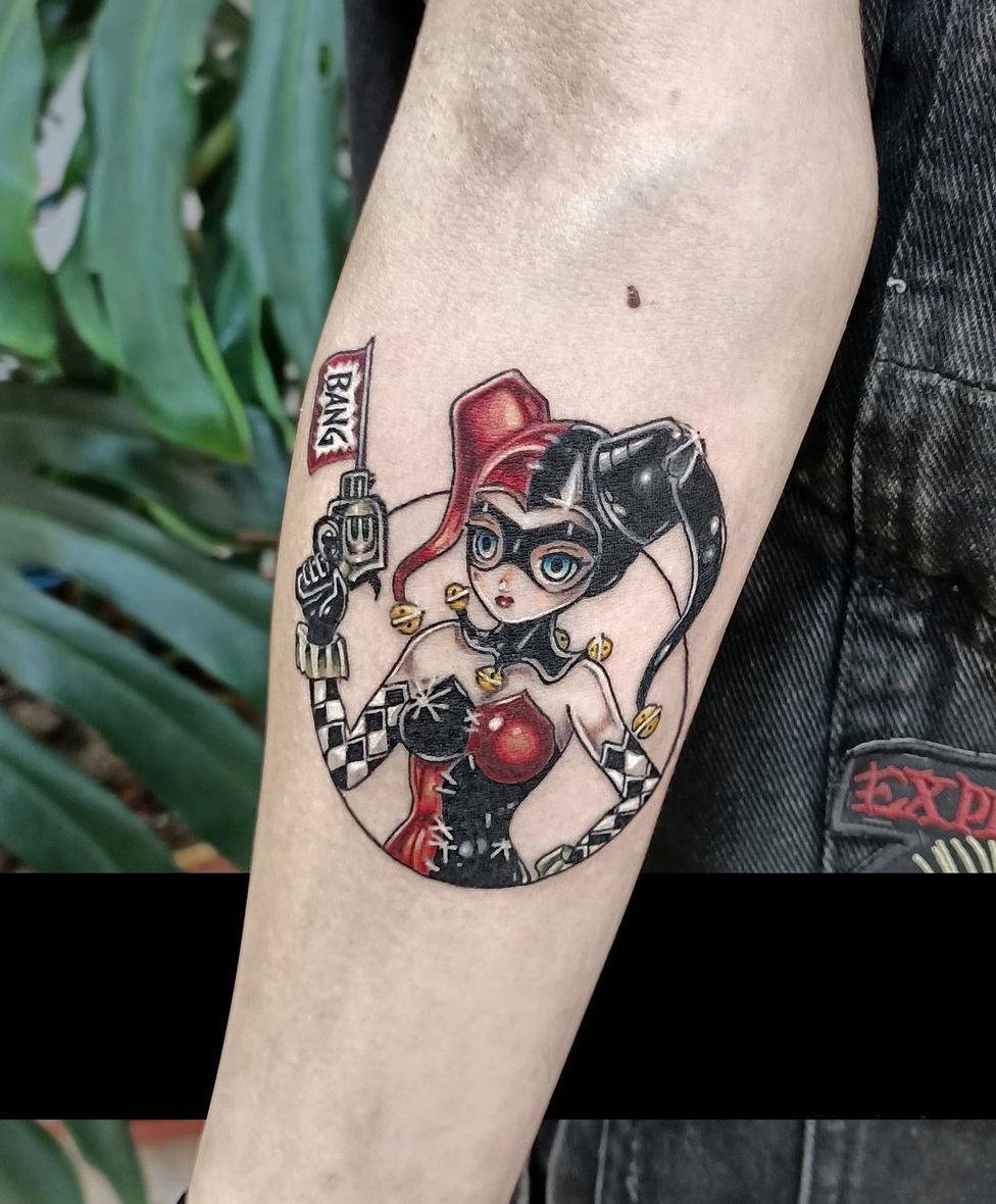 15+ Best Harley Quinn Tattoo Designs for DC Devotees