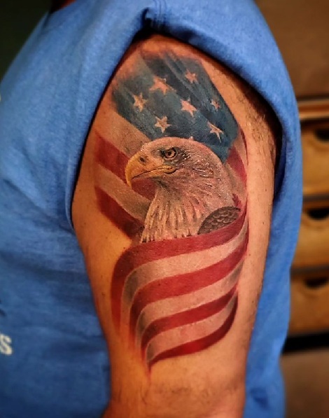 15+ Creative American Flag Tattoo Designs for True Patriots