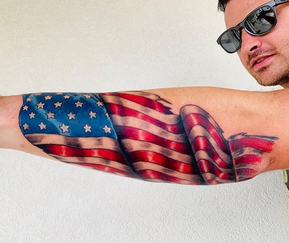 15+ Creative American Flag Tattoo Designs for True Patriots