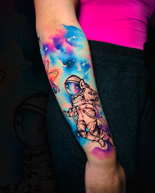 15+ Unique Astronaut Tattoo Designs for Space Enthusiasts