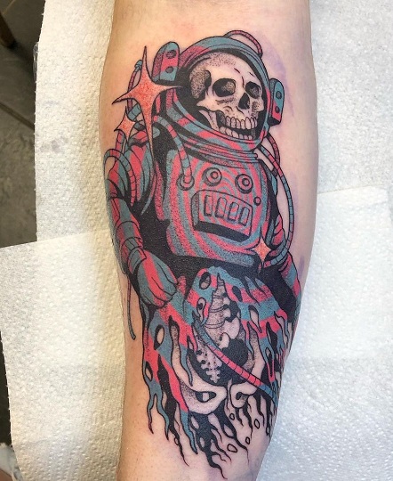 15+ Unique Astronaut Tattoo Designs for Space Enthusiasts